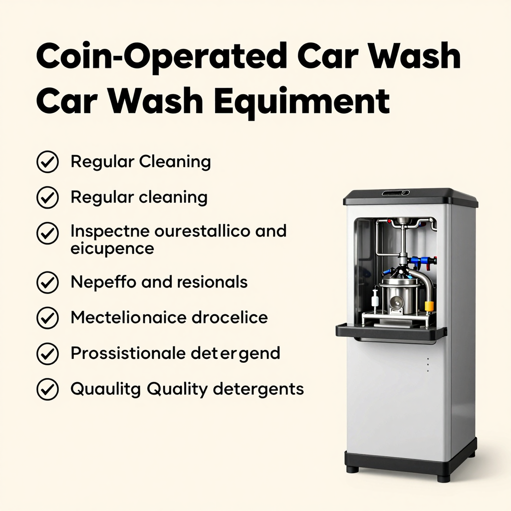 Maintenance Tips for Coin-Operated Car Wash Equipment