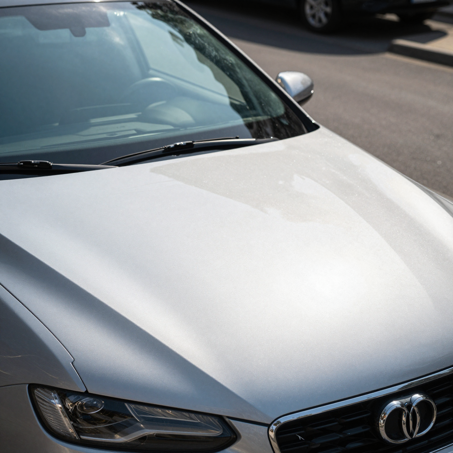 Sparkling clean car