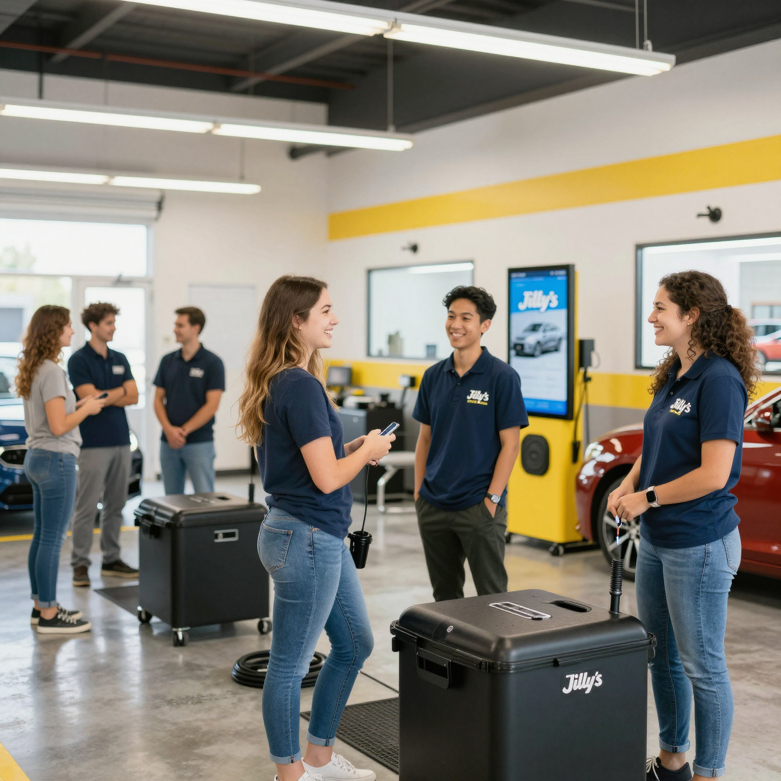 Jilly's Car Wash - Happy Business Owners
