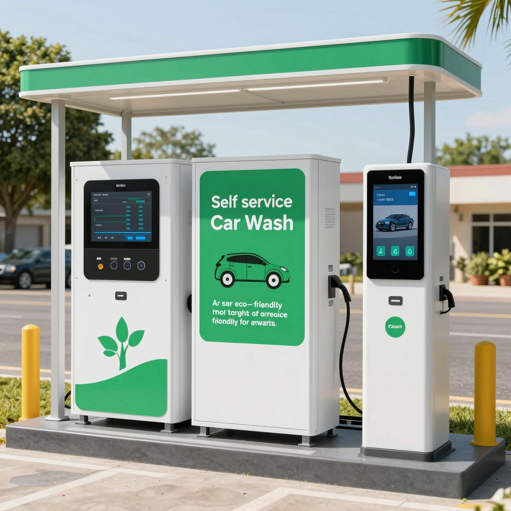 Self-Service Car Wash Station