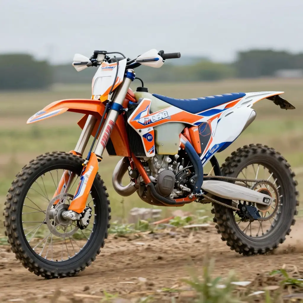 Dirt Bike with Louver Graphics