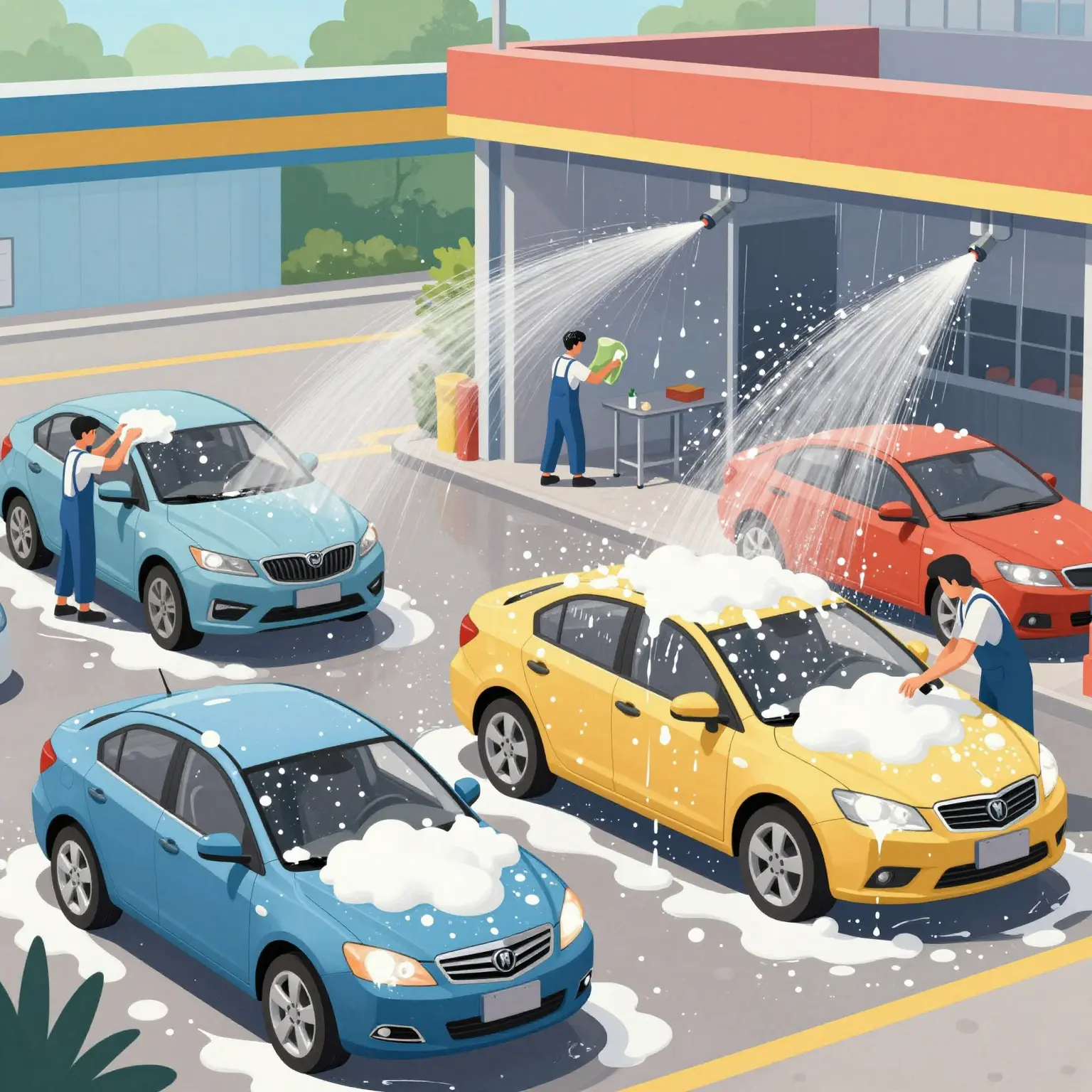 Car Wash in Action