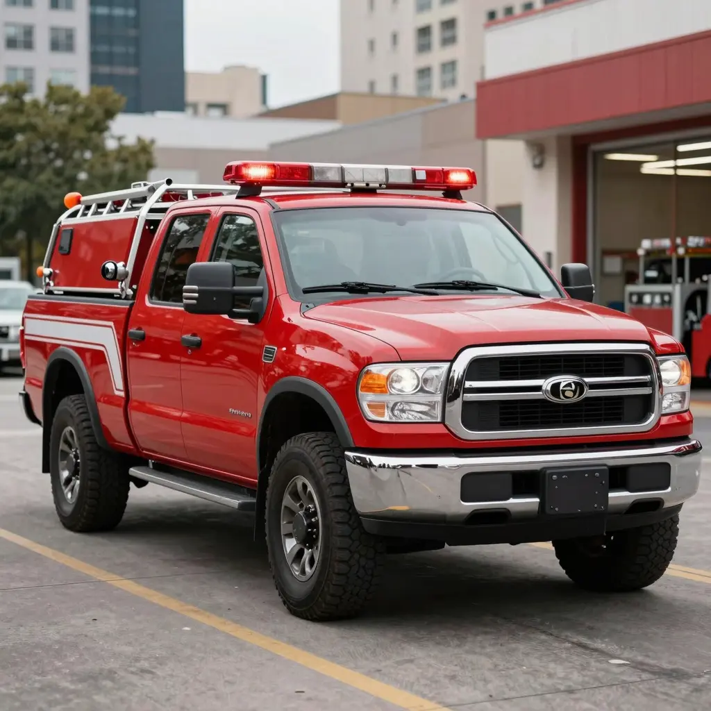 Fire Department Pickup Truck