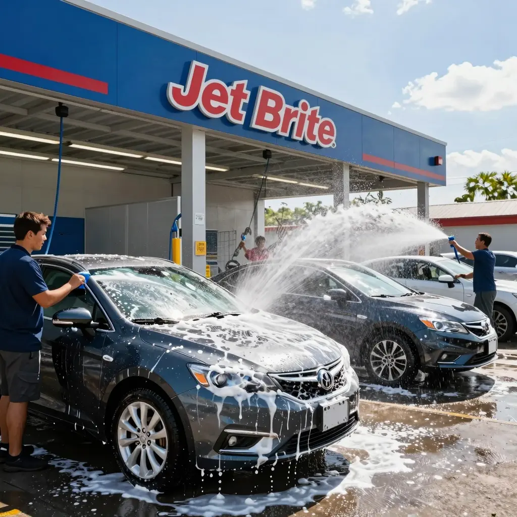 Jet Brite Car Wash in Action