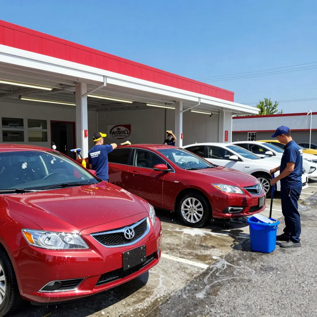 McBee's Car Wash in Action