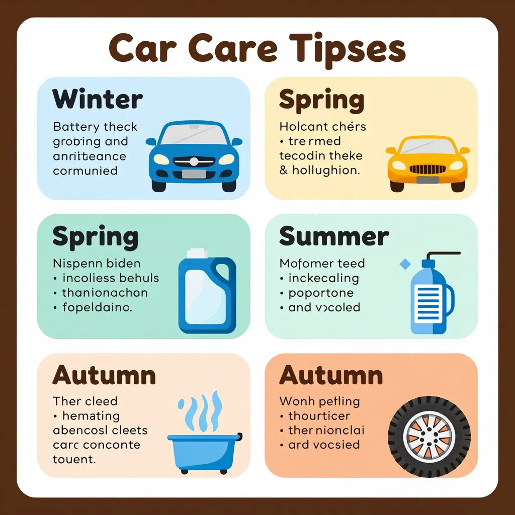 Seasonal Car Care Infographic