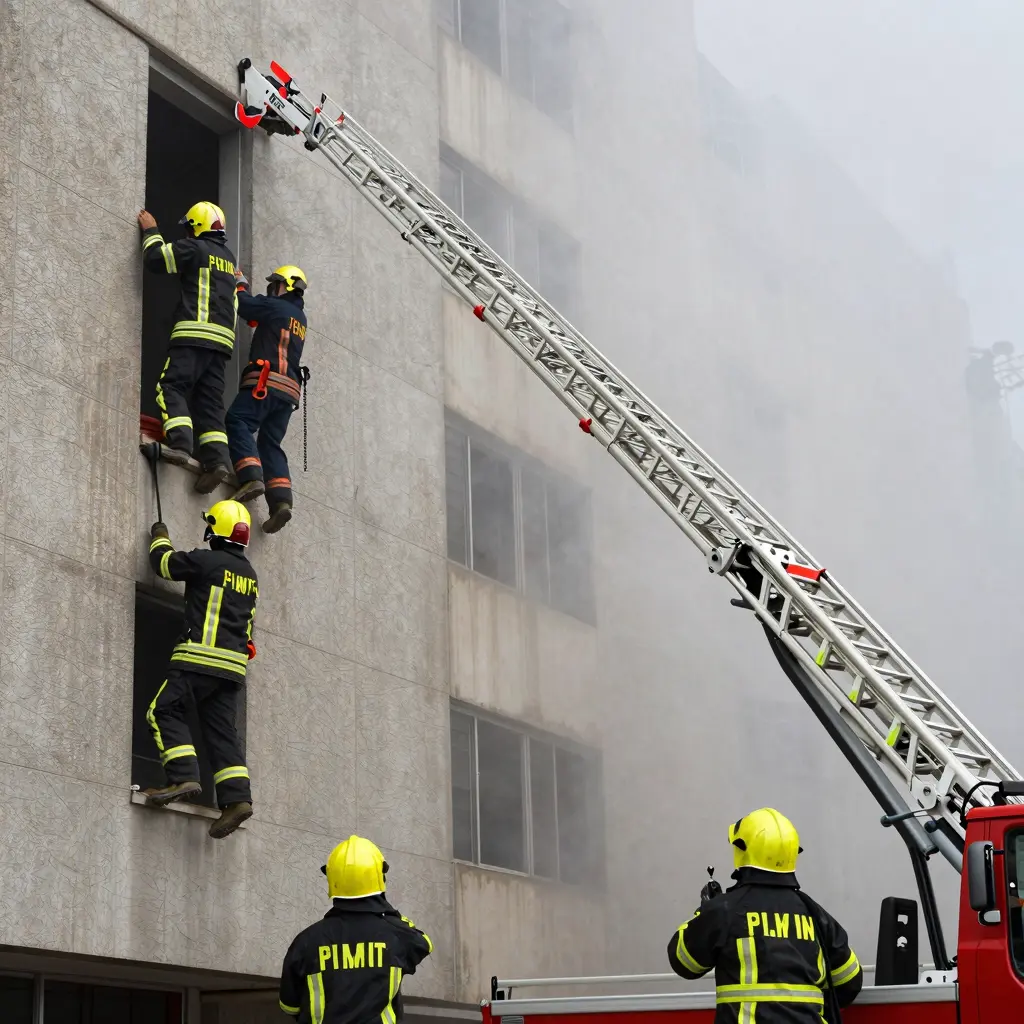 Firefighters in Action