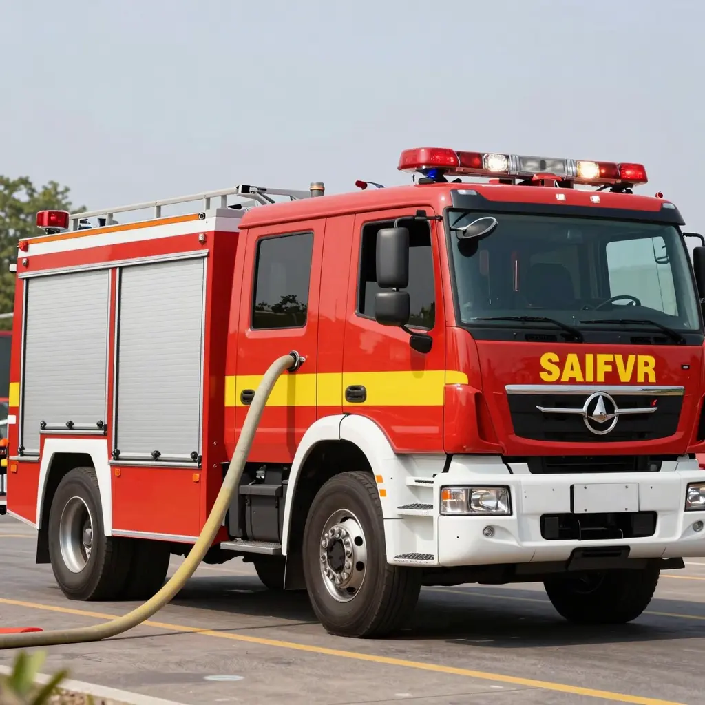 Modern Firefighting Truck