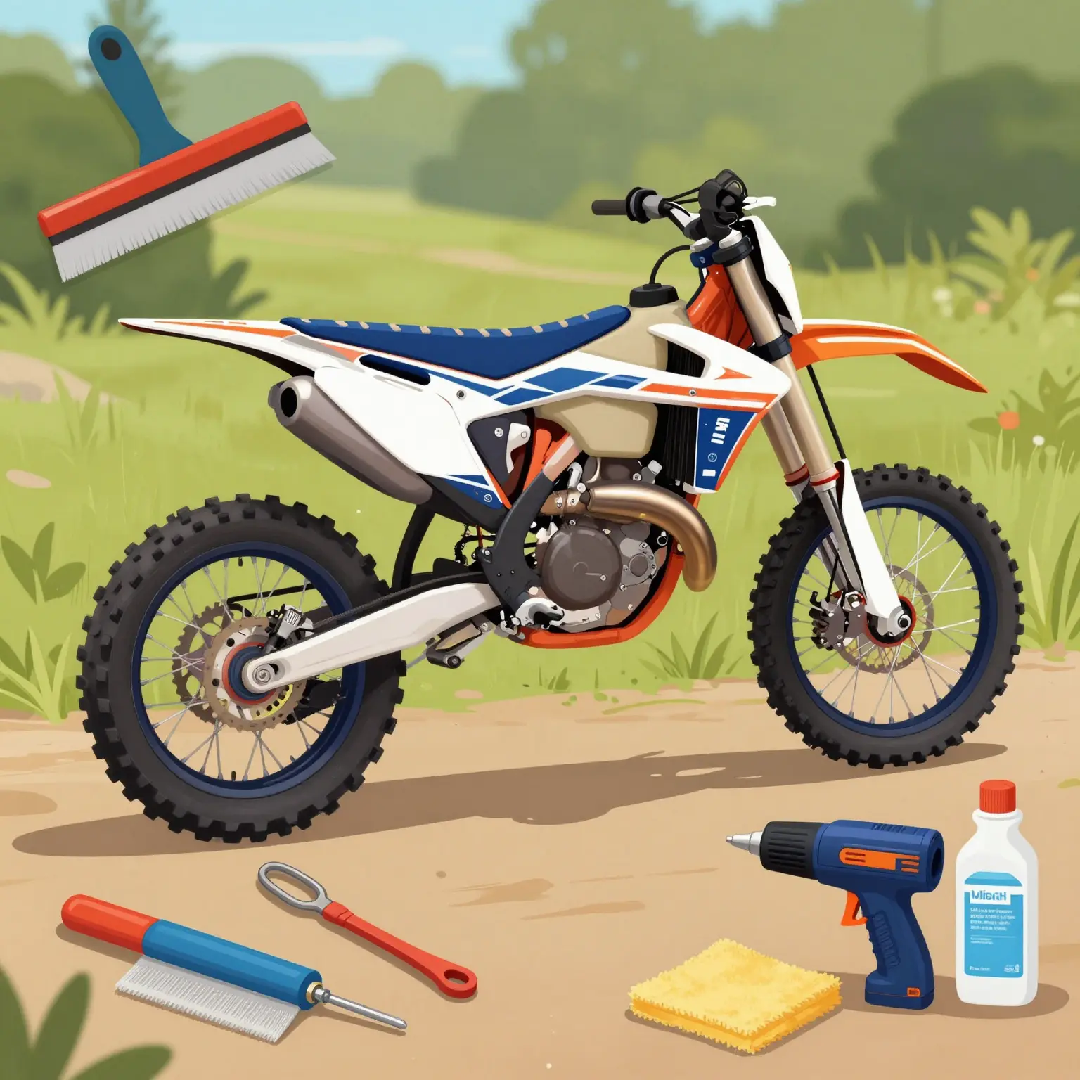 Dirt Bike Graphics Application