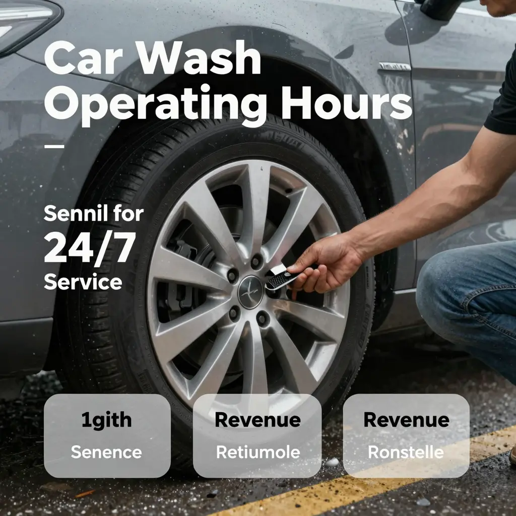 Infographic on Car Wash Operating Hours