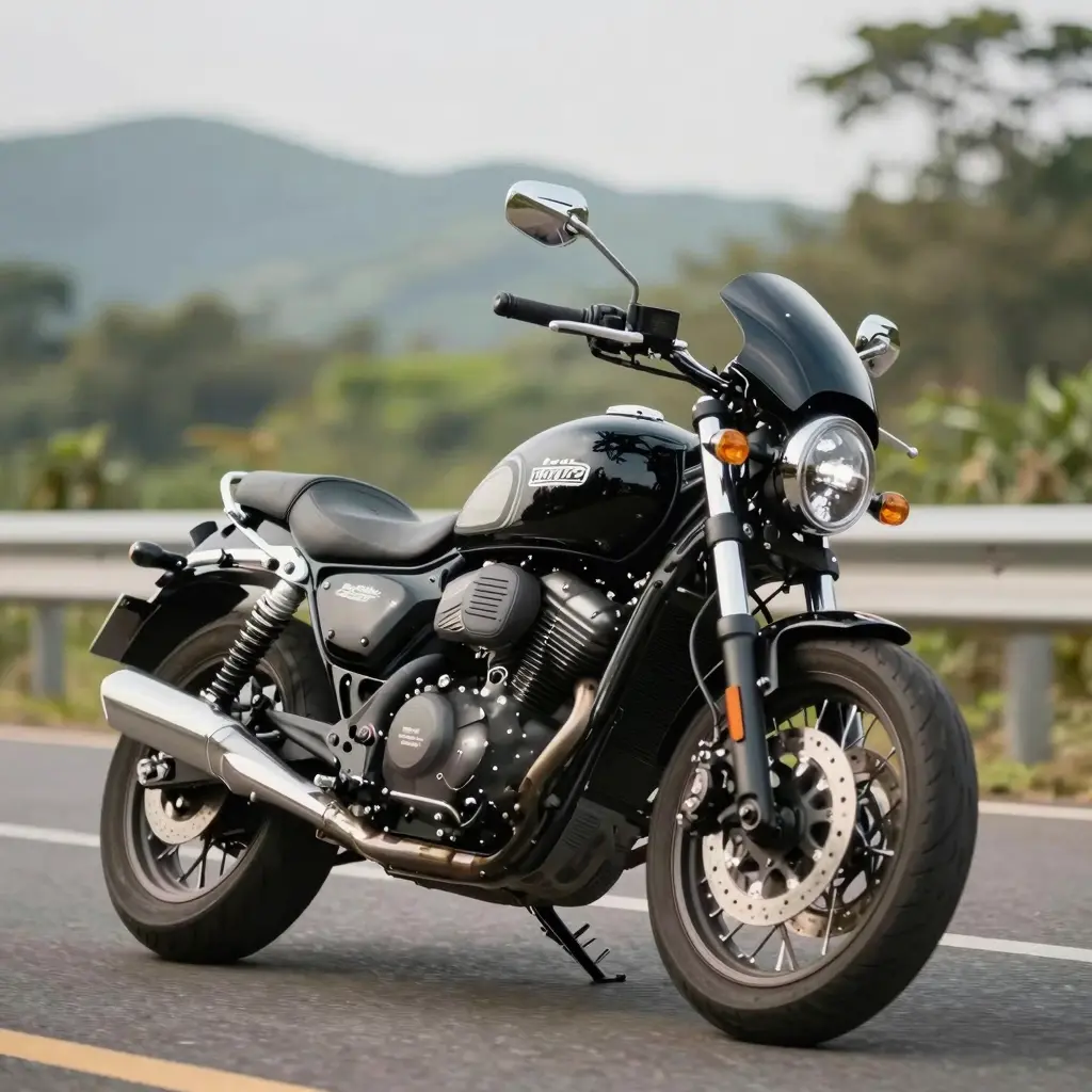 Motorcycle with Reproduction Fairings
